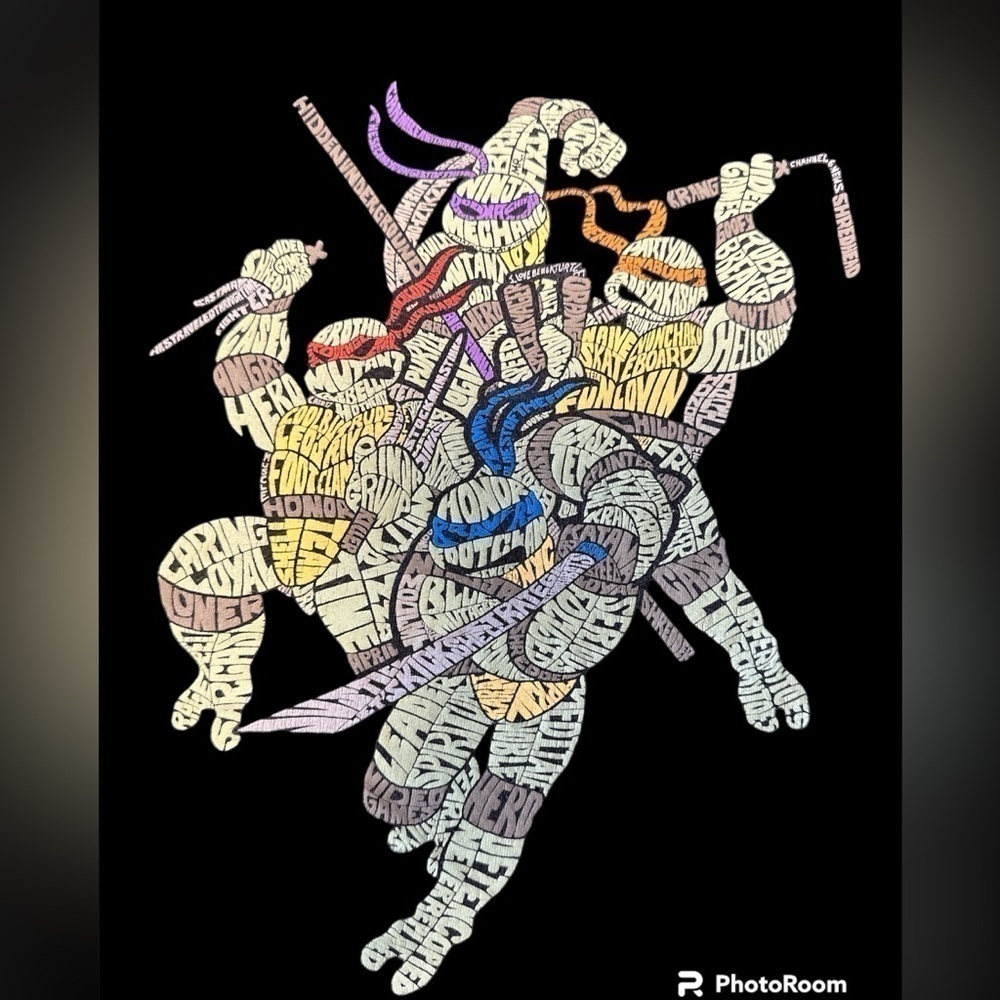 Y2K Mens Tshirt Teenage Mutant Ninja Turtles XXL